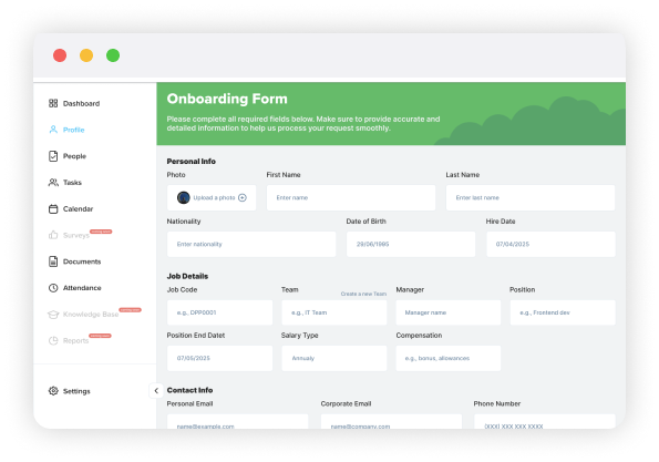 Easy Onboarding
